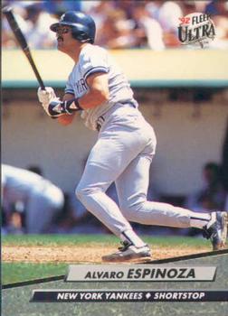 #100 Alvaro Espinoza - New York Yankees - 1992 Ultra Baseball