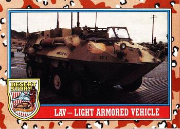 #100 LAV - Light Armored Vehicle - 1991 Topps Desert Storm