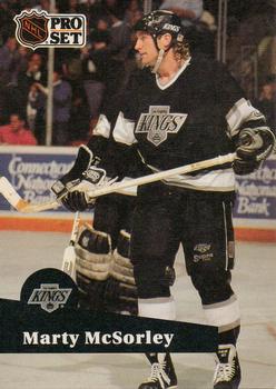 #100 Marty McSorley - 1991-92 Pro Set Hockey