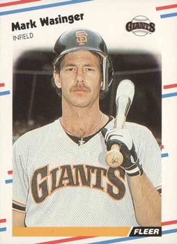 #100 Mark Wasinger - San Francisco Giants - 1988 Fleer Baseball