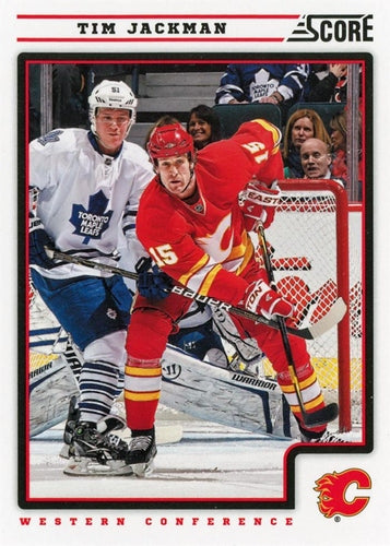 #100 Tim Jackman - Calgary Flames - 2012-13 Score Hockey