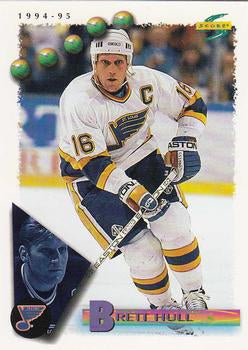 #100 Brett Hull - St. Louis Blues - 1994-95 Score Hockey