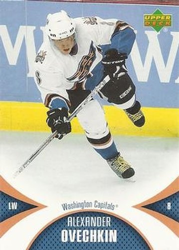 #100 Alexander Ovechkin - Washington Capitals - 2006-07 Upper Deck Mini Jersey Hockey