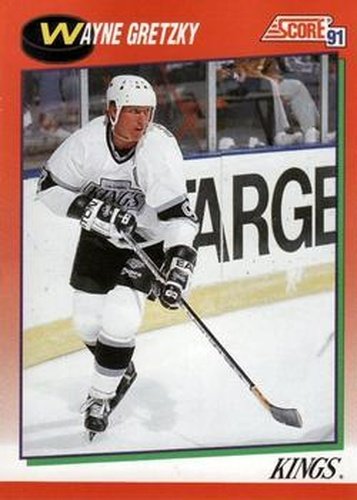 #100 Wayne Gretzky - Los Angeles Kings - 1991-92 Score Canadian Hockey