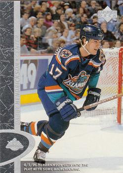 #100 Darby Hendrickson - New York Islanders - 1996-97 Upper Deck Hockey