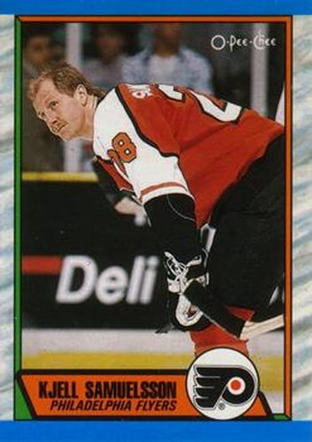 #100 Kjell Samuelsson - Philadelphia Flyers - 1989-90 O-Pee-Chee Hockey