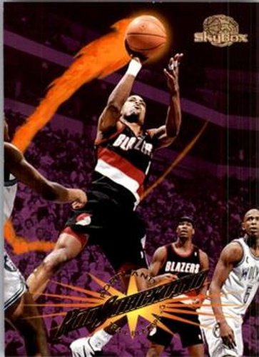 #100 Rod Strickland - Portland Trail Blazers - 1995-96 SkyBox Premium Basketball