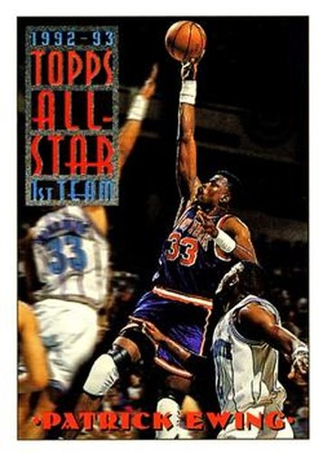 #100 Patrick Ewing - New York Knicks - 1993-94 Topps Basketball