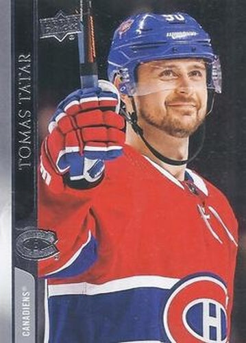 #100 Tomas Tatar - Montreal Canadiens - 2020-21 Upper Deck Hockey