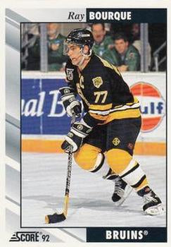 #100 Ray Bourque - Boston Bruins - 1992-93 Score USA Hockey