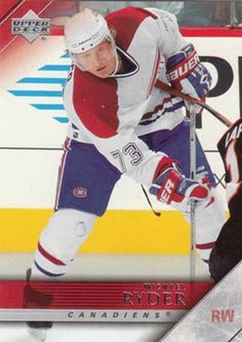 #100 Michael Ryder - Montreal Canadiens - 2005-06 Upper Deck Hockey