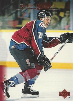 #100 Rene Corbet - Colorado Avalanche - 1995-96 Upper Deck Hockey