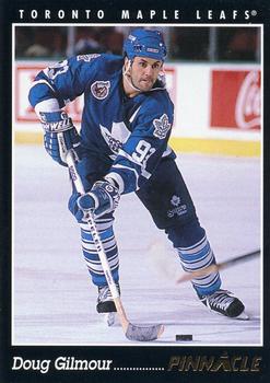 #100 Doug Gilmour - Toronto Maple Leafs - 1993-94 Pinnacle Hockey