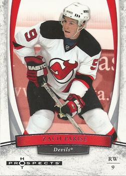 #100 Zach Parise - New Jersey Devils - 2007-08 Fleer Hot Prospects Hockey