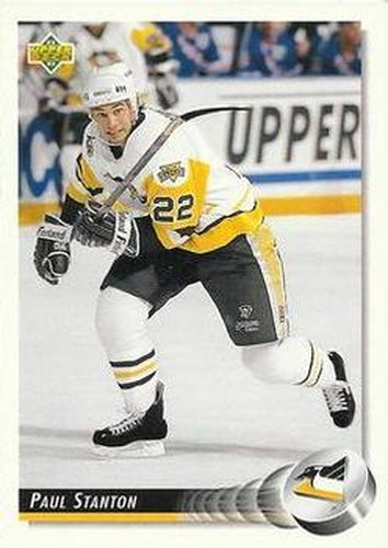 #100 Paul Stanton - Pittsburgh Penguins - 1992-93 Upper Deck Hockey