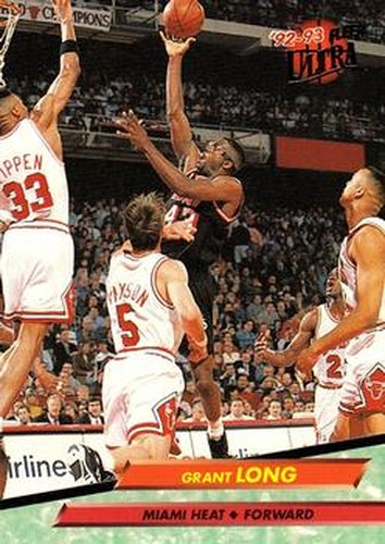 #100 Grant Long - Miami Heat - 1992-93 Ultra Basketball