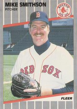 #100 Mike Smithson - Boston Red Sox - 1989 Fleer Baseball