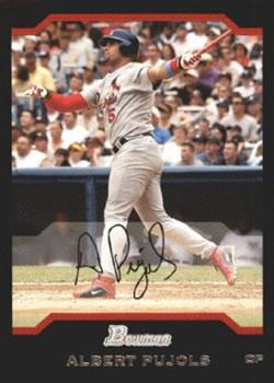 #100 Albert Pujols - St. Louis Cardinals - 2004 Bowman Baseball