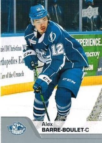 #100 Alex Barre-Boulet - Syracuse Crunch - 2020-21 Upper Deck AHL Hockey