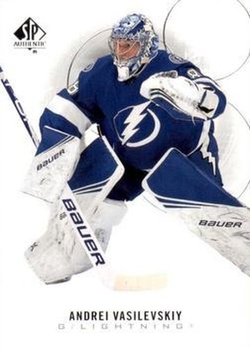 #100 Andrei Vasilevskiy - Tampa Bay Lightning - 2020-21 SP Authentic Hockey