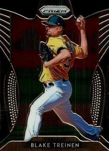 #100 Blake Treinen - Oakland Athletics - 2019 Panini Prizm Baseball