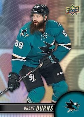 #100 Brent Burns - San Jose Sharks - 2017-18 Upper Deck Tim Hortons Hockey