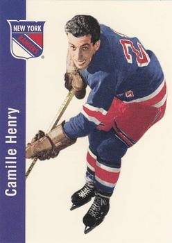 #100 Camille Henry - New York Rangers - 1994 Parkhurst Missing Link 1956-57 Hockey