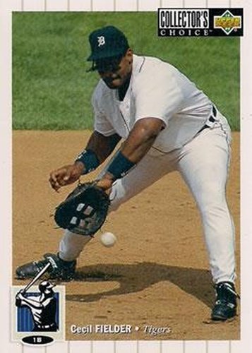 #100 Cecil Fielder - Detroit Tigers - 1994 Collector's Choice Baseball