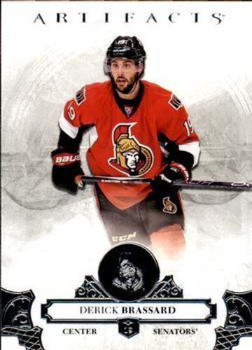 #100 Derick Brassard - Ottawa Senators - 2017-18 Upper Deck Artifacts Hockey