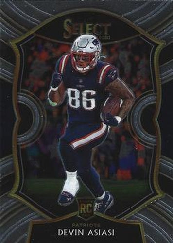 #100 Devin Asiasi - New England Patriots - 2020 Panini Select Football