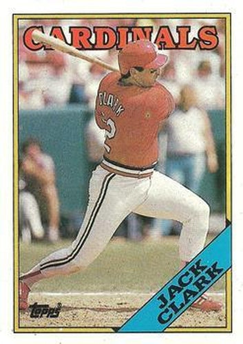 #100 Jackark - St. Louis Cardinals - 1988 Topps Baseball