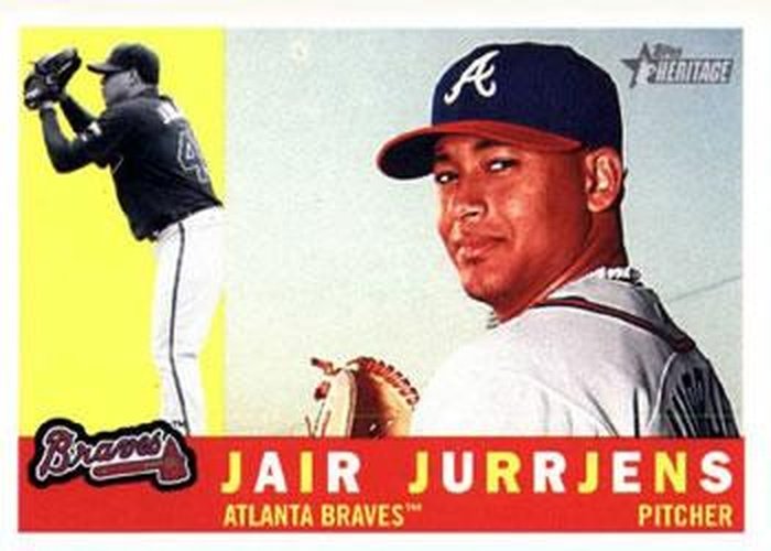 #100 Jair Jurrjens - Atlanta Braves - 2009 Topps Heritage Baseball