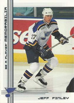 #100 Jeff Finley - St. Louis Blues - 2000-01 Be a Player Memorabilia Hockey