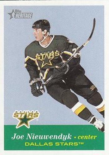#100 Joe Nieuwendyk - Dallas Stars - 2001-02 Topps Heritage Hockey