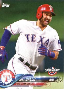 #100 Joey Gallo - Texas Rangers - 2018 Topps Opening Day Baseball