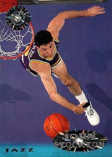 #100 John Stockton - Utah Jazz - 1995-96 Stadium Club Basketball