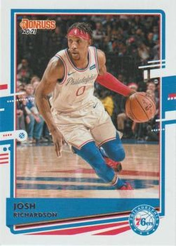 #100 Josh Richardson - Philadelphia 76ers - 2020-21 Donruss Basketball