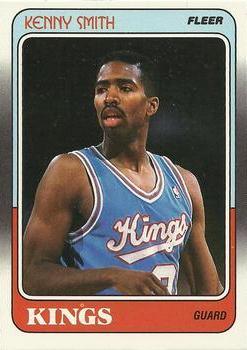 #100 Kenny Smith - Sacramento Kings - 1988-89 Fleer Basketball