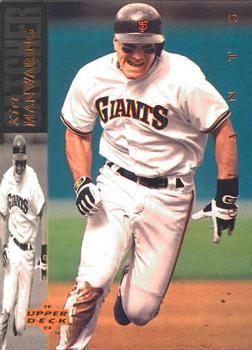 #100 Kirt Manwaring - San Francisco Giants - 1994 Upper Deck Baseball
