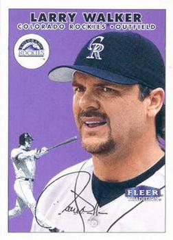 #100 Larry Walker - Colorado Rockies - 2000 Fleer Tradition Baseball