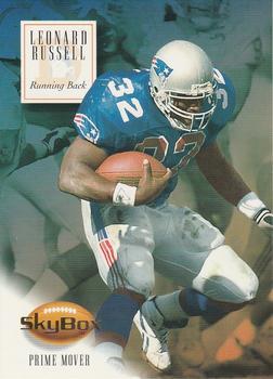 #100 Leonard Russell - Denver Broncos - 1994 SkyBox Premium Football