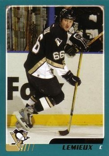 #100 Mario Lemieux - Pittsburgh Penguins - 2003-04 O-Pee-Chee Hockey