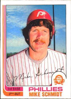 #100 Mike Schmidt - Philadelphia Phillies - 1982 O-Pee-Chee Baseball