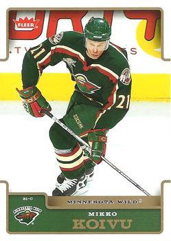 #100 Mikko Koivu - Minnesota Wild - 2006-07 Fleer Hockey
