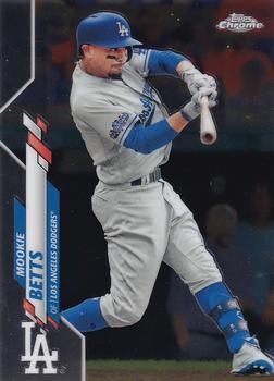 #100 Mookie Betts - Los Angeles Dodgers - 2020 Topps Chrome Baseball