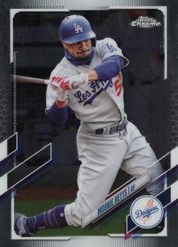 #100 Mookie Betts - Los Angeles Dodgers - 2021 Topps Chrome Baseball