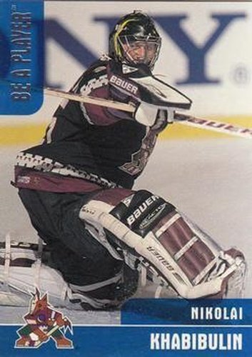 #100 Nikolai Khabibulin - Phoenix Coyotes - 1999-00 Be a Player Memorabilia Hockey