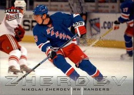 #100 Nikolai Zherdev - New York Rangers - 2009-10 Ultra Hockey