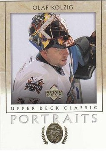 #100 Olaf Kolzig - Washington Capitals - 2002-03 Upper Deck Classic Portraits Hockey
