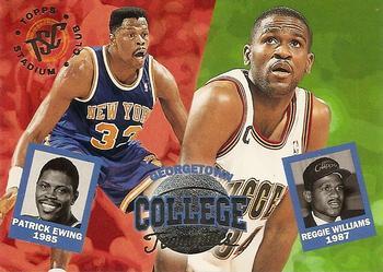 #100 Patrick Ewing / Reggie Williams - New York Knicks / Denver Nuggets - 1994-95 Stadium Club Basketball